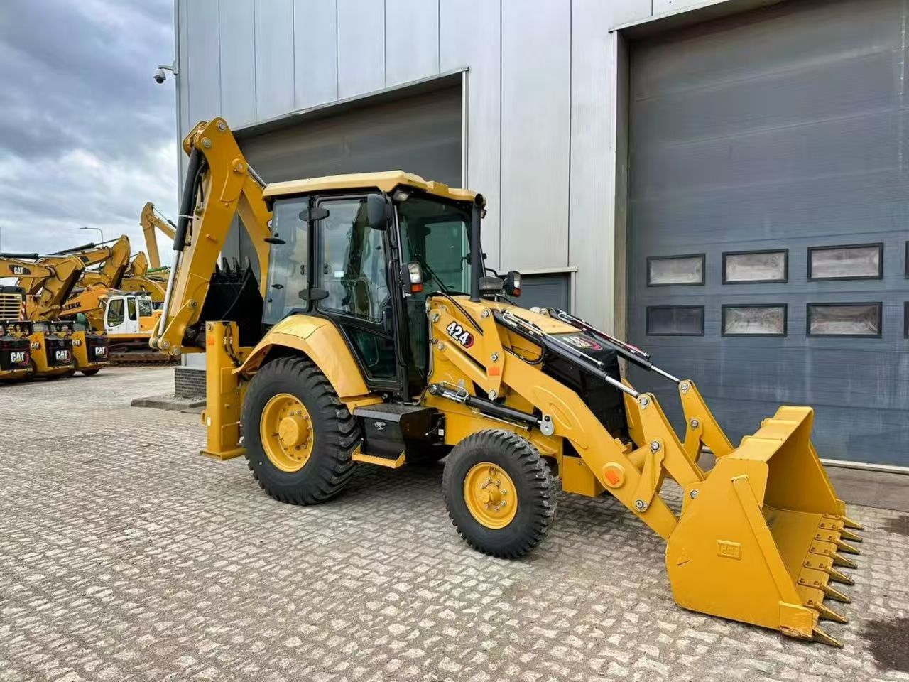 Cat 424 backhoe loader